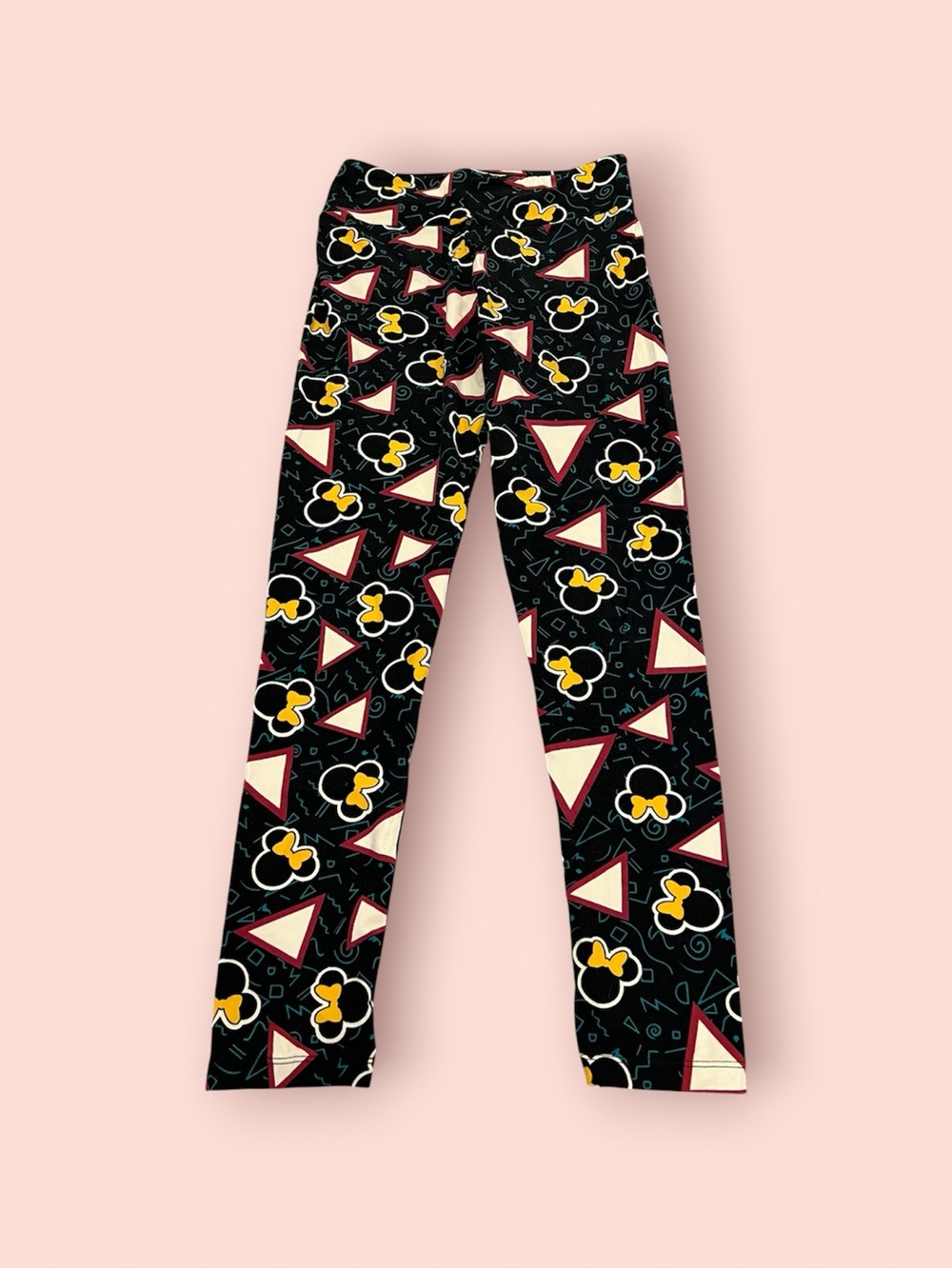 ◼️LULAROE: Women’s one size, Minnie Mouse Disney patterned leggings, preowned◼️